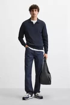 Кроссовки в ретро-стиле ZARA, небесно-голубой