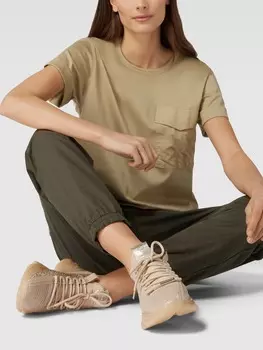 Кроссовки в трикотажном стиле модель Maxilla Steve Madden, бежевый