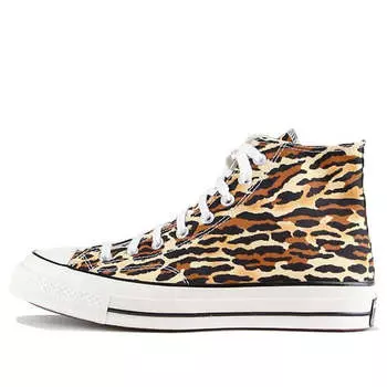 Кроссовки wacko maria x invincible x chuck 70 high 'animal print' Converse, желтый