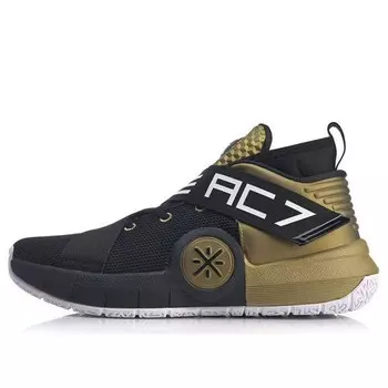 Кроссовки wade all city7 wade series золотые Li-Ning, черный