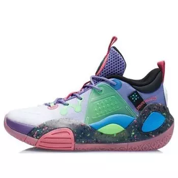 Кроссовки wade all city 9 v1.5 mid Li-Ning, фиолетовый