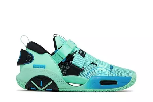 Кроссовки Wade All City 9 V2 'Neon Azure Green', зеленый