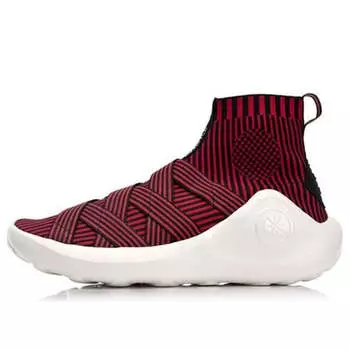 Кроссовки wade essence high 'burgundy white' Li-Ning, бургундия