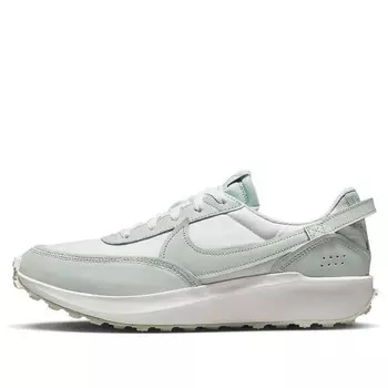 Кроссовки waffle debut premium 'light silver' Nike, белый