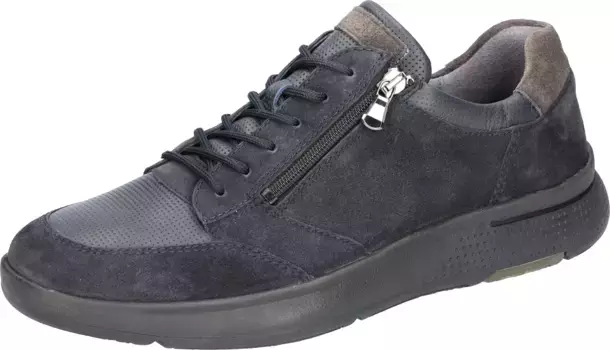 Кроссовки Waldlufer "HEIKO", повседневная обувь, полуботинки, обувь на шнуровке комфортной ширины H (= очень широкая), серый