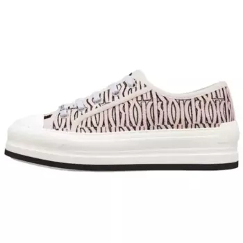 Кроссовки Walk"n"Skateboarding женские низкие розовые Dior