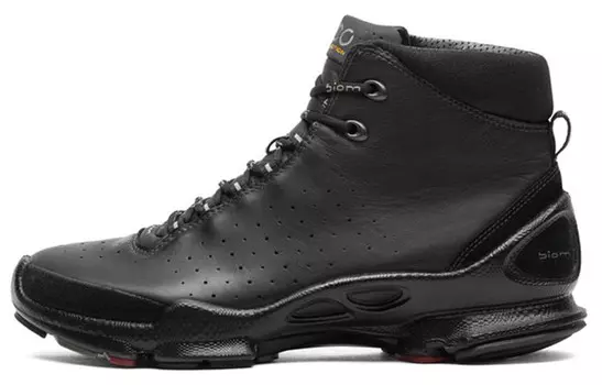 Кроссовки Walking C Chunky мужские высокие черные Ecco