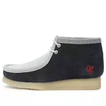 Кроссовки wallabee boots vcy 'navy' Clarks, синий