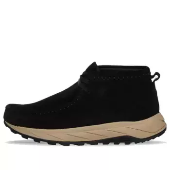 Кроссовки wallabee eden suede 'black' Clarks, черный