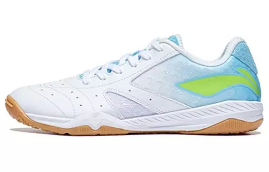 Кроссовки Wang Manyu X LINING Champion Professional Table Tennis Shoes, белый/синий