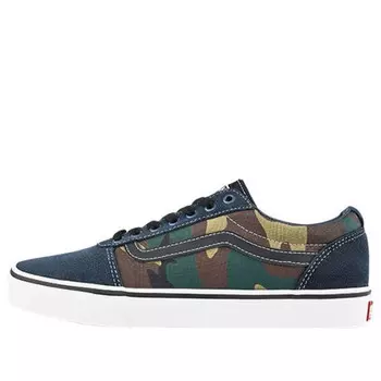 Кроссовки ward camo blue Vans, синий