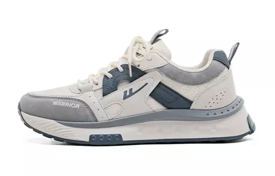 Кроссовки WARRIOR Chunky Sneakers Men Low-top Gray/Blue, голубой