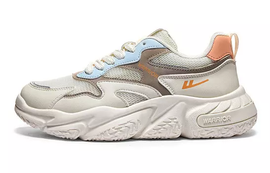 Кроссовки WARRIOR Chunky Sneakers Men Low-top Orange Color, оранжевый