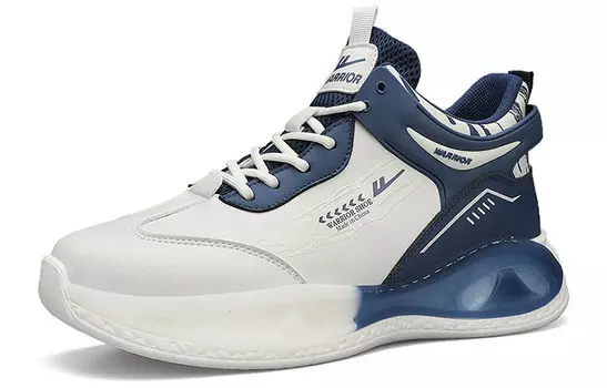 Кроссовки WARRIOR Chunky Sneakers Men Mid-top Beige/Blue, бежевый/синий