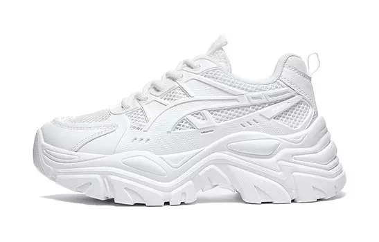 Кроссовки WARRIOR Chunky Sneakers Women's Low-top Off White, цвет Off White