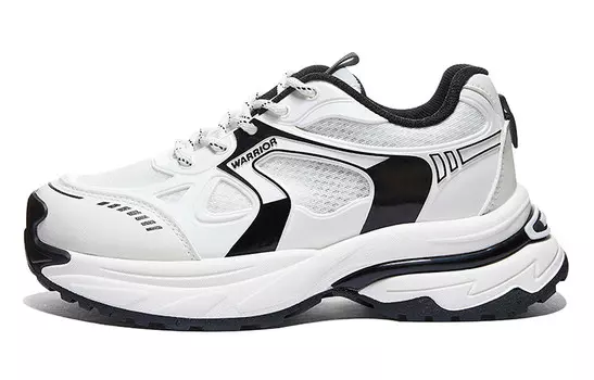Кроссовки WARRIOR Chunky Sneakers Women's Low-top Beige/Black, бежевый/черный