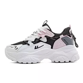 Кроссовки WARRIOR Chunky Sneakers Women's Low-top White/Black, белый/черный