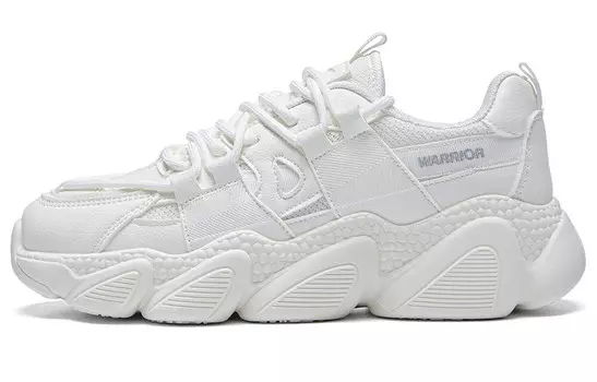 Кроссовки WARRIOR Chunky Sneakers Women's Low-top White, белый