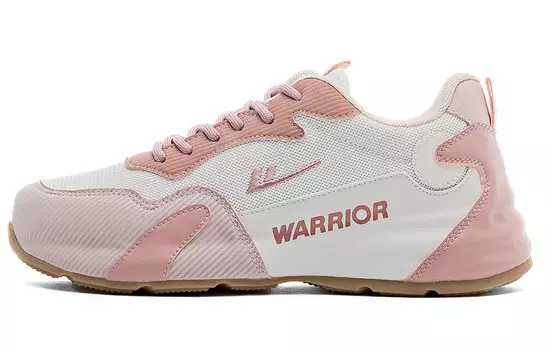 Кроссовки WARRIOR Chunky Sneakers Women's Low-top Pink, белый