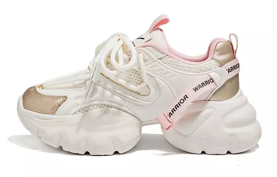 Кроссовки WARRIOR Chunky Sneakers Women's Low-top Pink, розовый