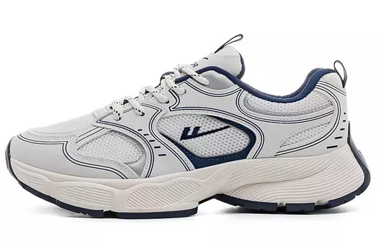 Кроссовки WARRIOR Chunky Sneakers Women's Low-top, бежевый/темно-синий