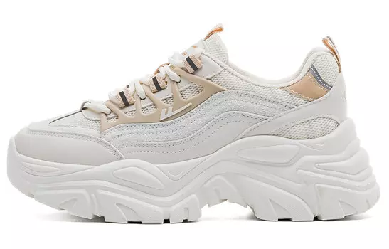 Кроссовки WARRIOR Chunky Sneakers Women's Low-top Beige, бежевый