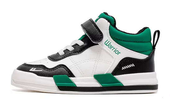 Кроссовки WARRIOR Kids Skateboarding Shoes Kids High-top, бежевый/черный
