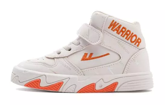 Кроссовки WARRIOR Kids Skateboarding Shoes Kids High-top, белый