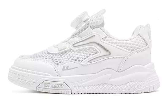 Кроссовки WARRIOR Kids Skateboarding Shoes Kids Low-top, белый