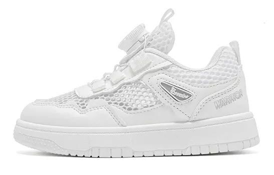 Кроссовки WARRIOR Kids Skateboarding Shoes Kids Low-top, белый/розовый/зеленый