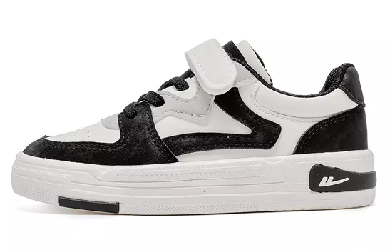 Кроссовки WARRIOR Kids Skateboarding Shoes Kids Low-top, белый/черный