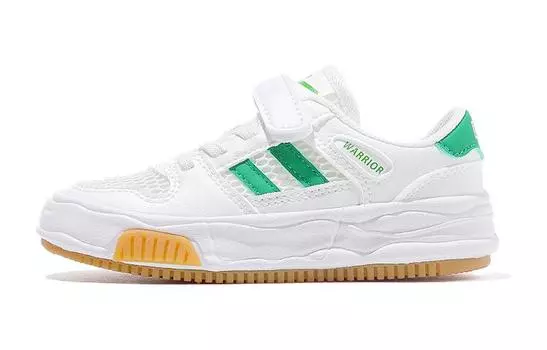 Кроссовки WARRIOR Kids Skateboarding Shoes Kids Low-top, белый/черный