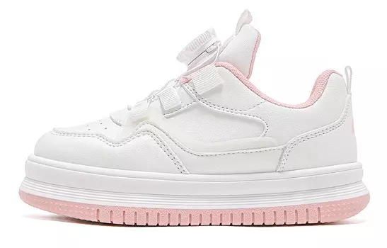 Кроссовки WARRIOR Kids Skateboarding Shoes Kids Low-top, белый/черный