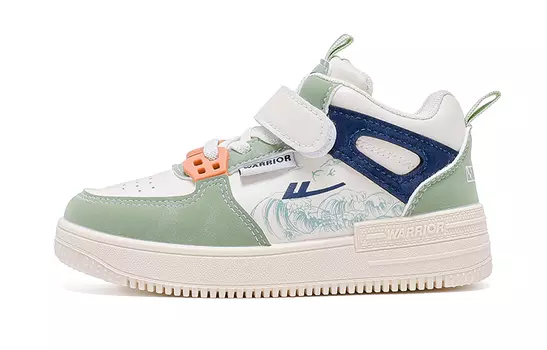 Кроссовки WARRIOR Kids Skateboarding Shoes Kids Mid-top, зеленый