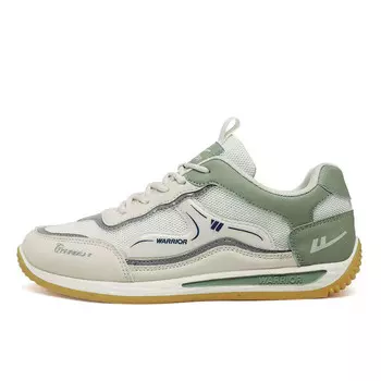 Кроссовки WARRIOR Lifestyle Shoes Men Low-top Silver, зеленый