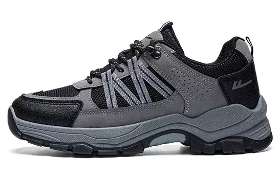 Кроссовки WARRIOR Lifestyle Shoes Men Low-top Dark Gray, черный/серый