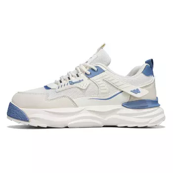 Кроссовки WARRIOR Lifestyle Shoes Men Low-top Blue, бежевый/синий