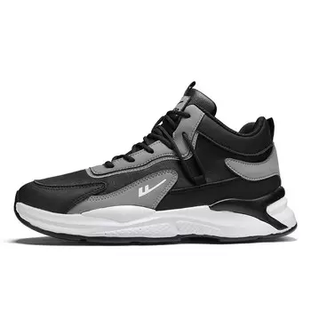 Кроссовки WARRIOR Lifestyle Shoes Men Low-top Black, черный/серый