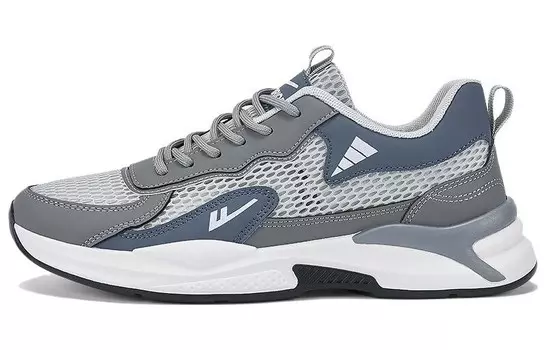 Кроссовки WARRIOR Lifestyle Shoes Men Low-top Blue, серый/синий