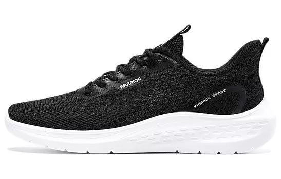 Кроссовки WARRIOR Lifestyle Shoes Men Low-top White, черный