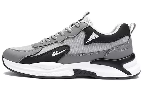 Кроссовки WARRIOR Lifestyle Shoes Men Low-top Grey Black, серый/черный