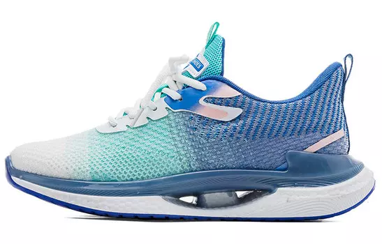 Кроссовки WARRIOR Lifestyle Shoes Men Low-top White/Green/Blue, белый/зеленый/синий