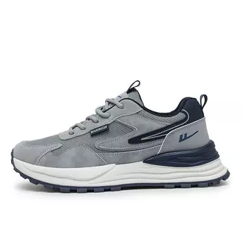 Кроссовки WARRIOR Lifestyle Shoes Men Low-top Gray/Blue, серый/синий