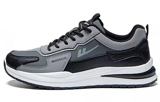 Кроссовки WARRIOR Lifestyle Shoes Men Low-top Dark Gray, черный/серый