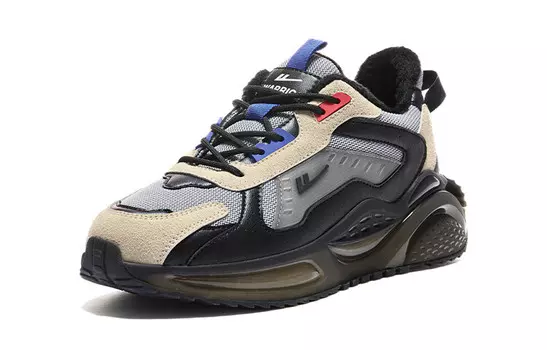 Кроссовки WARRIOR Lifestyle Shoes Men Low-top Black/Gray, черный
