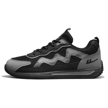 Кроссовки WARRIOR Lifestyle Shoes Men Low-top Gray, черный/серый