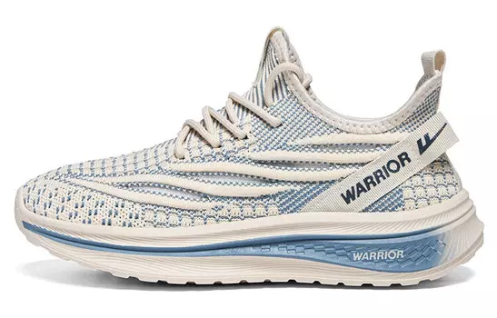 Кроссовки WARRIOR Lifestyle Shoes Men Low-top Beige/Blue, бежевый/синий