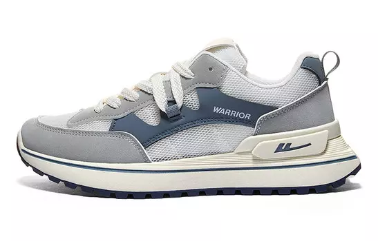 Кроссовки WARRIOR Lifestyle Shoes Men Low-top Beige/Blue, бежевый/синий