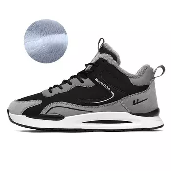 Кроссовки WARRIOR Lifestyle Shoes Men Low-top Dark Gray, черный/серый