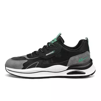 Кроссовки WARRIOR Lifestyle Shoes Men Low-top Grey/white/green, зеленый